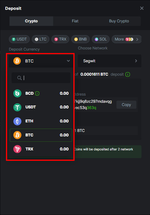 BC.Game Cryptocurrency Payments